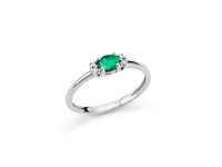 Anello Yukiko Donna in Oro Smeraldo 0.32 Ct LID3724YX - LID3724YX